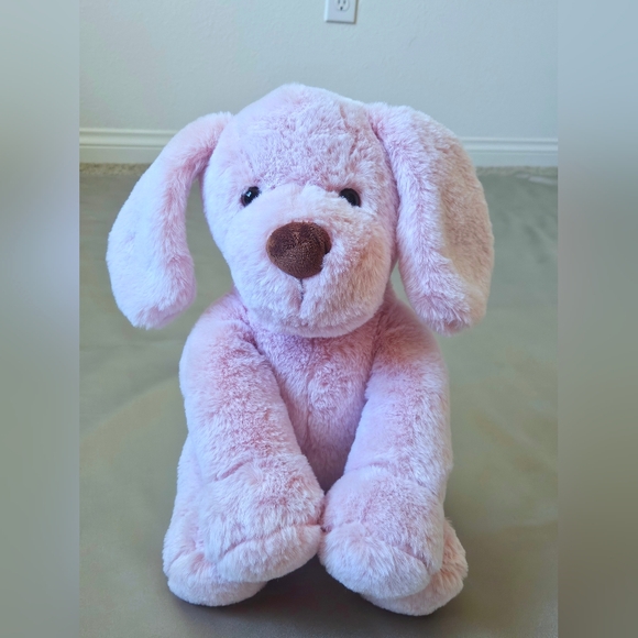 Animal Adventure Vintage Pink Puppy Dog Stuffed Animals Plush Toys - Picture 2 of 8